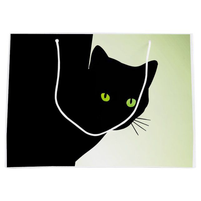Grönt Eyed Black Cat (Framsidan)