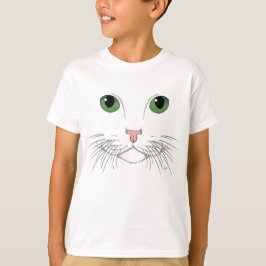Grönt Eyed Cat T-Shirt