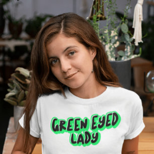 GRÖNT EYED DAM VINTAGE T-SHIRT