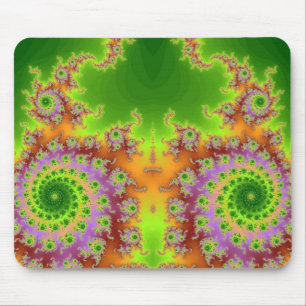 Grönt Eyed Fractal Musmatta