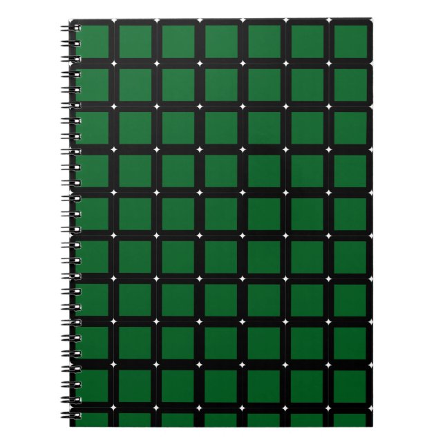Grönt Fack Spiral bärbar dator Anteckningsbok (Framsidan)