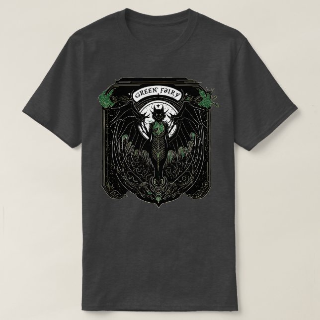 grönt Fairy T Shirt (Design framsida)