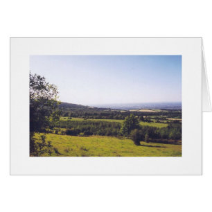Grönt Fält Irland Hälsningskort