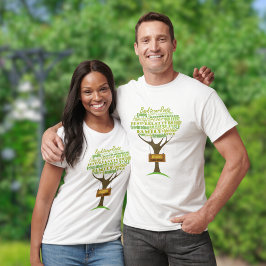 Grönt Family Reunion Keepsakt T-Shirt