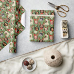 Grönt Fånig: Julren Reindeer Antlers Presentpapper<br><div class="desc">Skaffa roligt och glädje med den här anpassningsbarna som är papper och som sätter sex människor eller sällskapsdjur i fånigets julsäsong, som kallas renar och har en redigerbar text för året och ett meddelande från kort eller namn från familjen. För bästa resultat bör du ladda upp foton som är förbeskurna...</div>