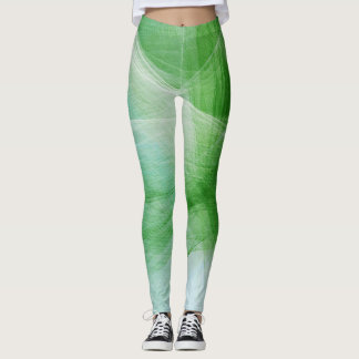 Grönt Färgplatta nr 2 Leggings