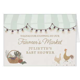 Grönt Farmers Market Farm Fresh (nytt tack, tack) OBS Kort