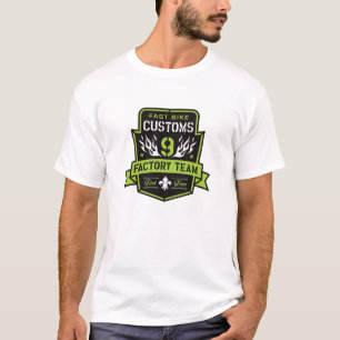 Grönt Fast Bike Anpassningsbars Factory Tee