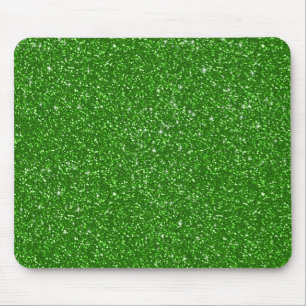 Grönt Faux Glitter Mönster Struktur Musmatta