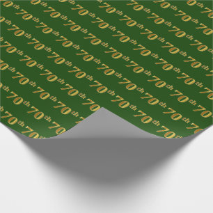 Grönt, Faux Guld 70:e (70:e) händelsen Presentpapper