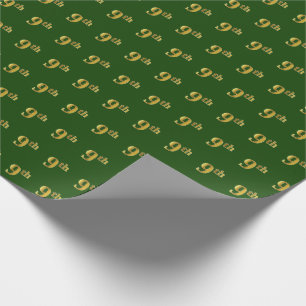 Grönt, Faux Guld 9:e (nionde) händelsen Presentpapper