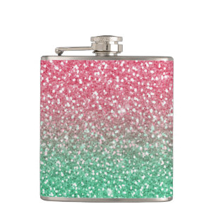 Grönt fauxglitter för härlig flickaktigt fickplunta
