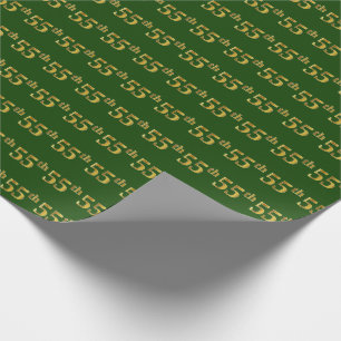 Grönt Femtio-Femte) händelse för Fauxguld 55th Presentpapper