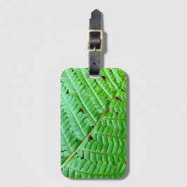 Grönt Fern Löv Bagagebricka