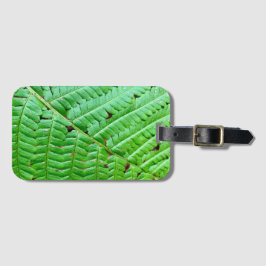 Grönt Fern Löv Bagagebricka