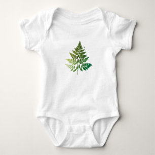 Grönt Fern Löv T Shirt