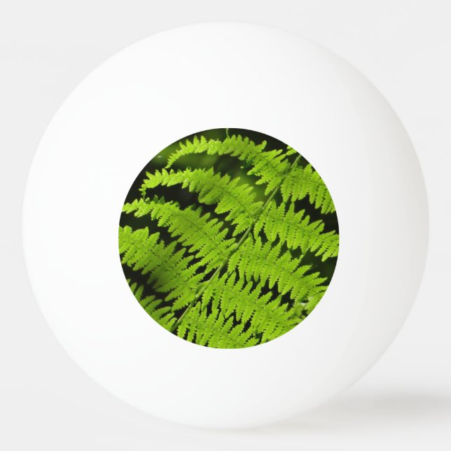Grönt fern pingisboll (Framsidan)