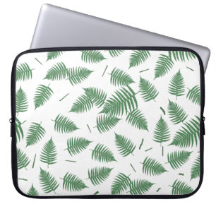 Grönt Fern Plant Löv Mönster Laptop sleeve