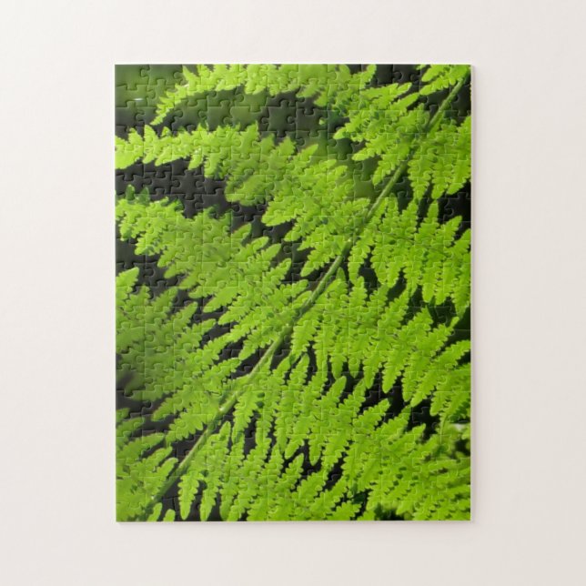Grönt fern pussel (Vertikal)