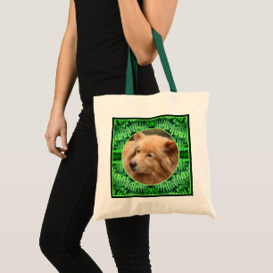 Grönt Ferns Ram Skapar ditt eget sällskapsfoto Tygkasse