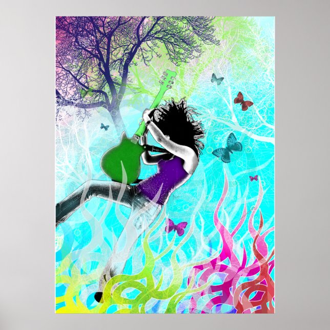 Grönt Fire Poster (Framsidan)