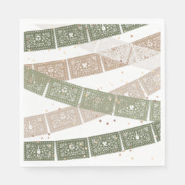 Grönt First Fiesta Födelsedagsfest Napkins Pappersservett