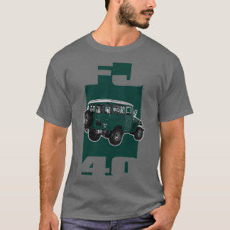 Grönt FJ40 LandCruiser T Shirt