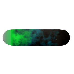 Grönt flammar skateboarden skateboard bräda 19,5 cm