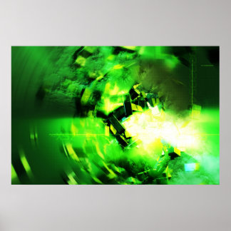 Grönt Flash Poster