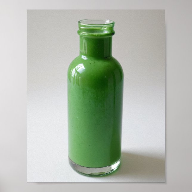 Grönt Flaska Poster (Framsidan)