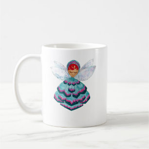Grönt Floret Pixie Mugg