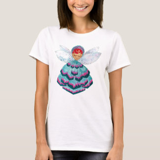Grönt Floret Pixie T-Shirt