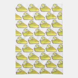 Grönt Florida Nyckel Lime Paj Slice Foodie Kökshandduk