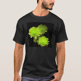 Grönt Flowers T-shirt