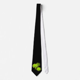 Grönt Flowers Tie Slips