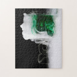 Grönt Fluid Beaker Gas Pussel