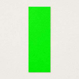 Grönt Fluo Neon Färg anpassar det här! Litet Visitkort