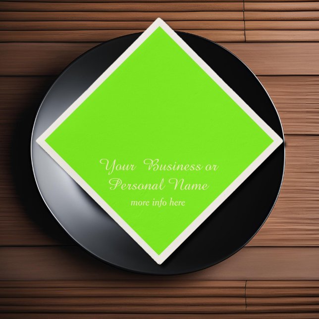 grönt fluorescerande fast färg pappersservett (Skapare uppladdad)