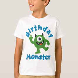 Grönt födelsedagsmonster t shirt