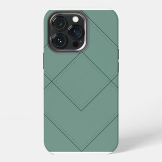 Grönt Fodral med geometrisk design