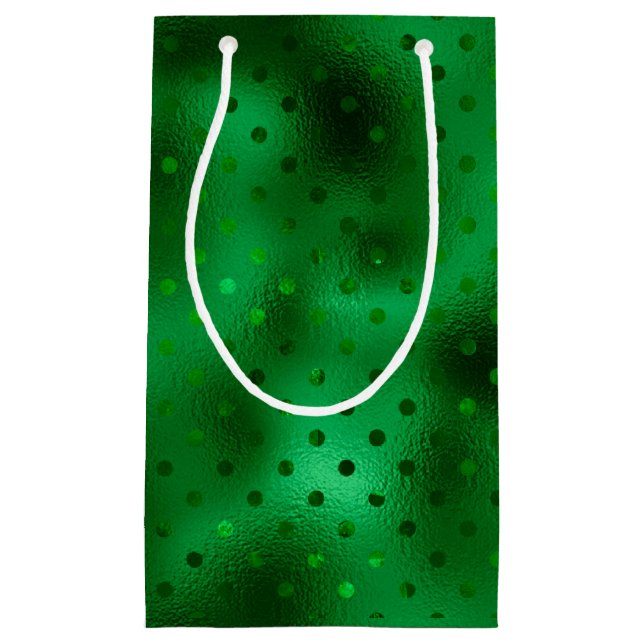 Grönt Foil Polka Dot (Framsidan)