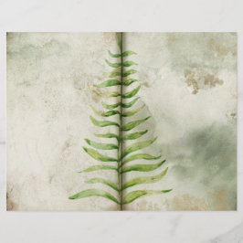 Grönt Foliage Gardeners Journal Page