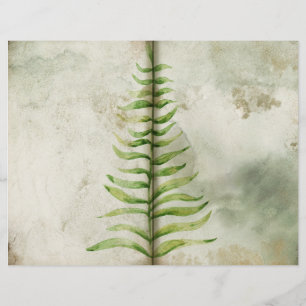 Grönt Foliage Gardeners Journal Page