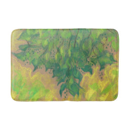 Grönt Foliage, sommargrej, natur Badrumsmatta