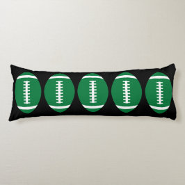 Grönt Football Player Boys Room Football Player Co Kroppskudde