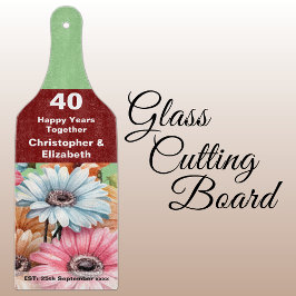 grönt för 40-årsdagen av ruby-blommigten