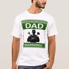 Grönt för Anpassade-grannskap Pappa T Shirt