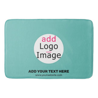 Grönt för Anpassadet Färsk Mint för Business Chic Badrumsmatta