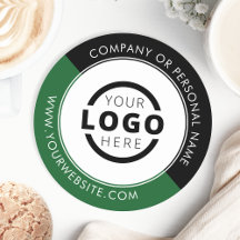 Grönt för anpassningsbar Promoted Business Logotyp