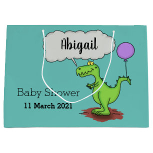 Grönt för att andas lustig drake tecknad